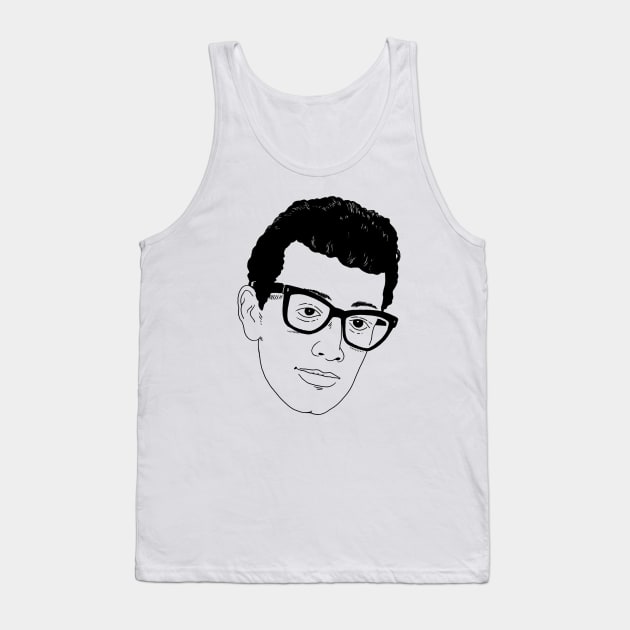 Buddy Holly Tank Top by TheCosmicTradingPost